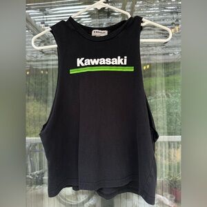 Kawasaki Black Sleeveless Tank Top